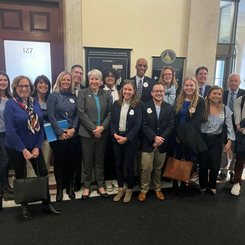 Massachusetts Parentage Act Coalition Members inside the MA statehouse