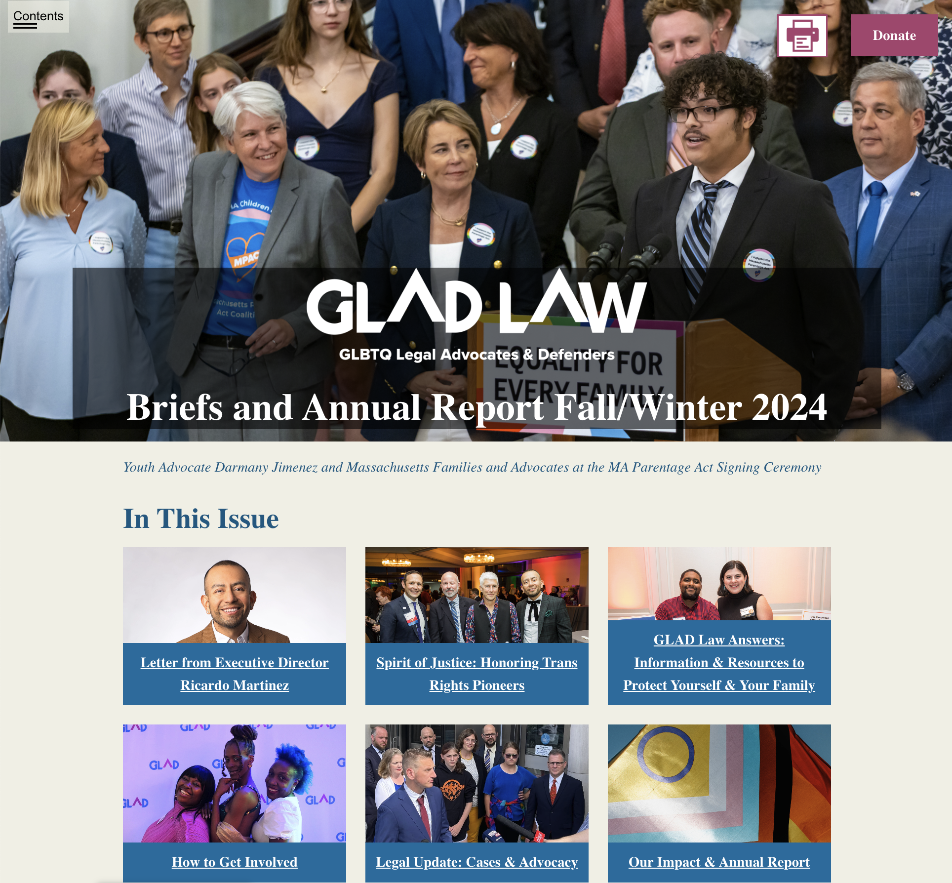 Fall/Winter 2024 - GLAD Law