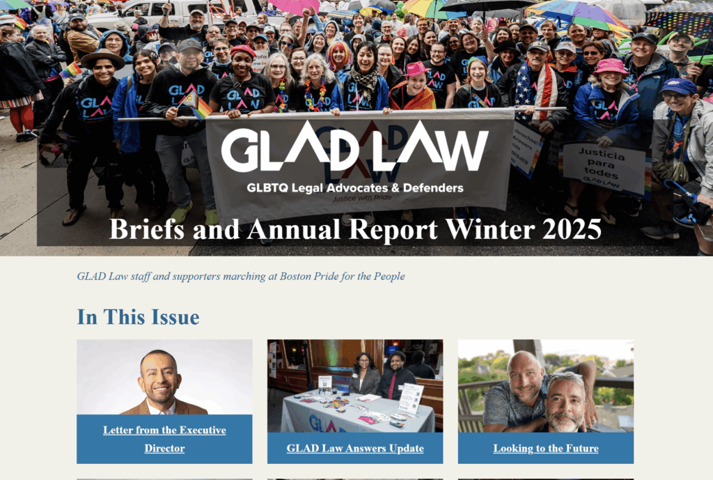 Winter 2025 - GLAD Law