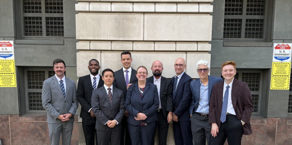Legal team and plaintiffs from our Talbott case.